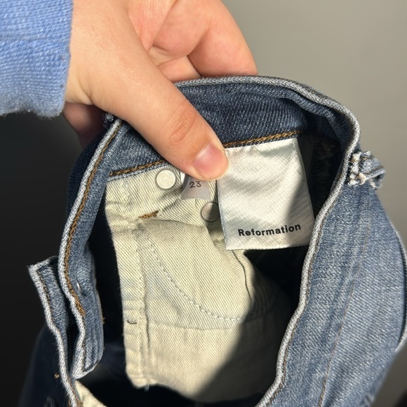 Reformation High & Skinny Jeans in Rhine Size 23 - Picture 7 of 8